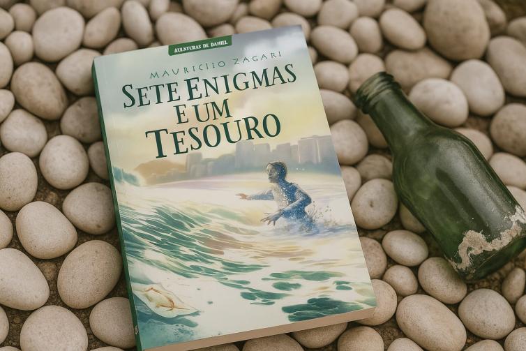 Capa do livro Sete Enigmas e Um Tesouro